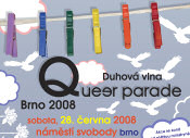 Duhová vlna - Queer Parade Brno 2008
